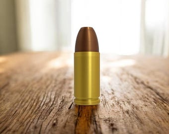 9mm Bullet Screw Top Container STL File - 3D Printable Storage Design