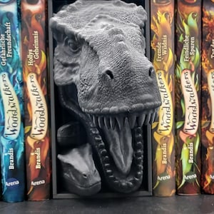 Unpainted Book Nook - Dinosaur | Item No.: BK-TI-DIN