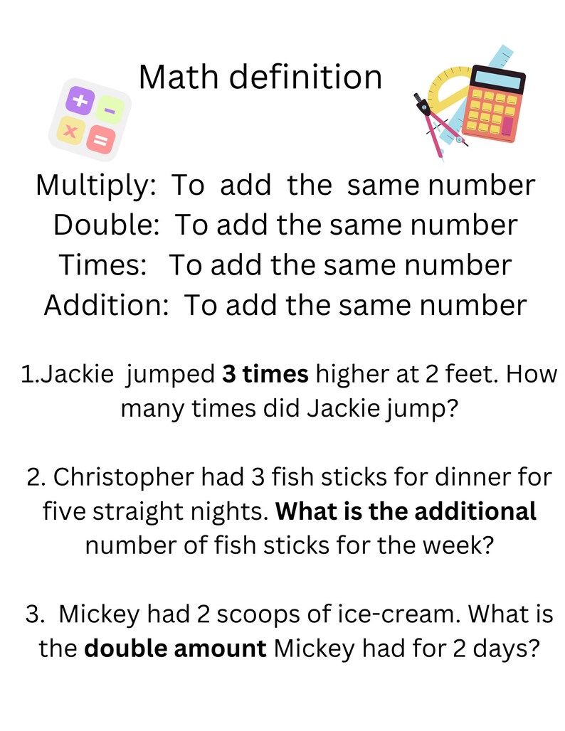 Learning Math Signs - Etsy