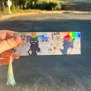 A Starless Clan Warrior Cats Holographic Bookmark