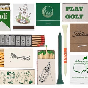 Golf Matchbox Digital Print