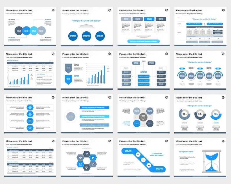 Business Work Templates | Template for Powerpoint 60 Slides | PPT ...