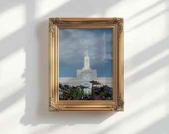 Templo de Mt. Timpanogos Impresión del Templo SUD
