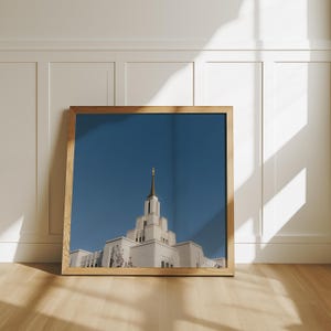 Saratoa Springs Temple Print LDS Temple Artwork