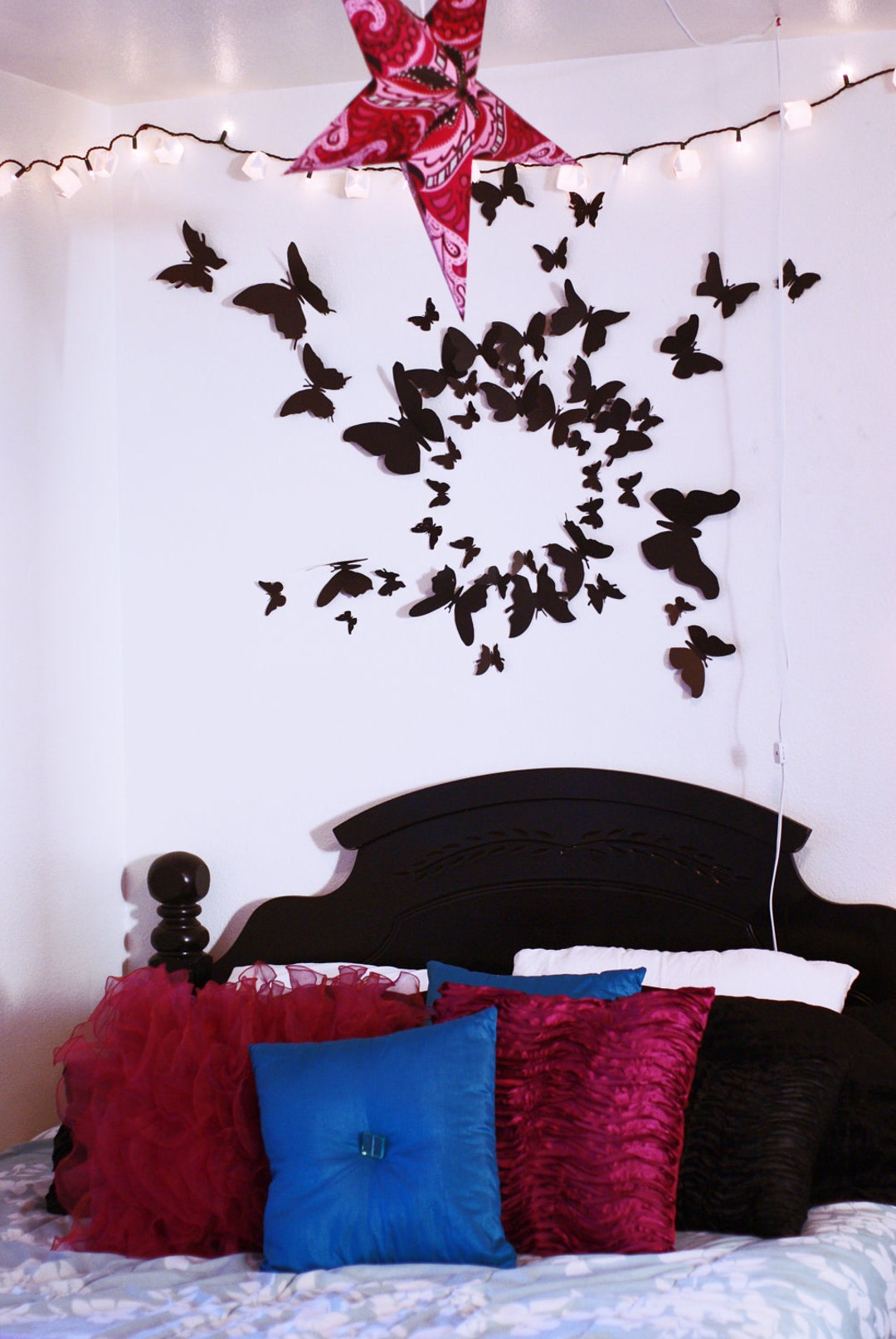 100 3D Butterfly Wall Art Circle Burst Etsy