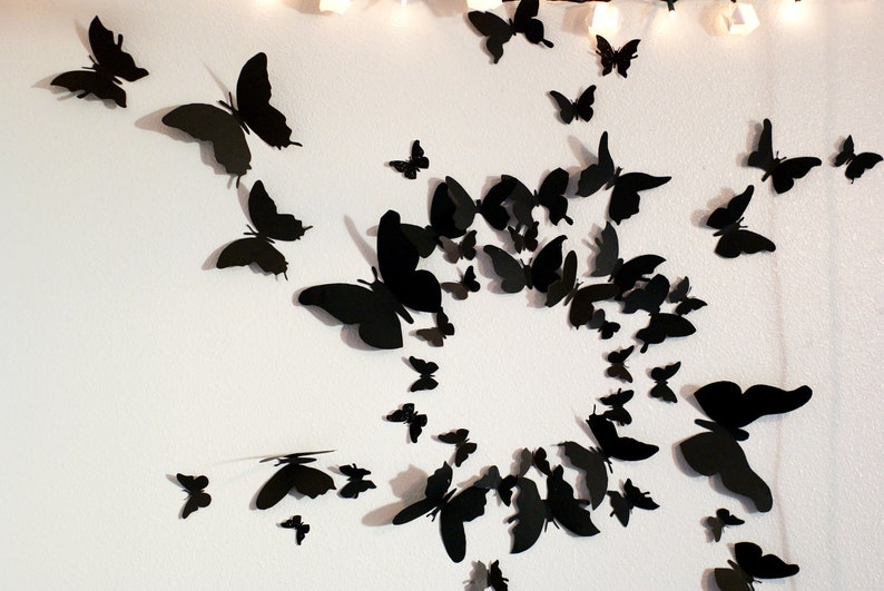 50 3D Butterfly Wall Art Circle Burst - Etsy