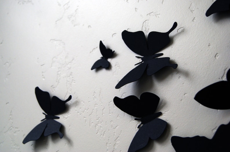 60 3D Butterfly Wall Art Circle Burst image 3