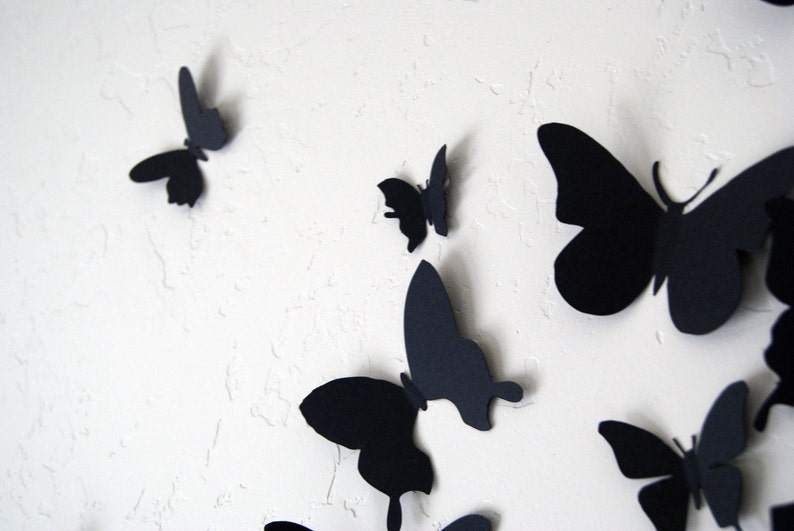 60 3D Butterfly Wall Art Circle Burst image 2
