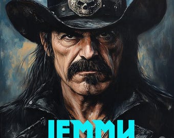 Motorkop LEMMY Dtf png-halftoon: