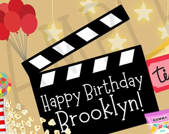 Movie Theme Birthday Party