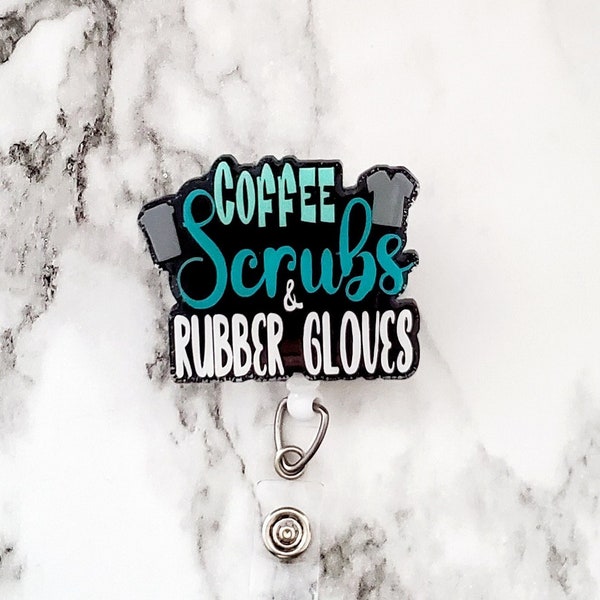 Coffee Scrubs and Rubber Gloves Etsy