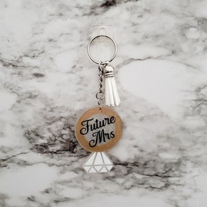 Future Mrs Ring Keychain