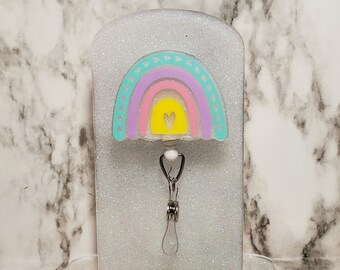 Boho Rainbow Badge Reel