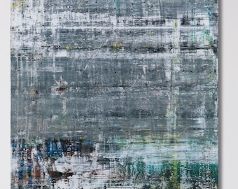 Gerhard Richter Cage 3 Canvas Print | Abstract Expressionist Wall Art, Modern Home Decor