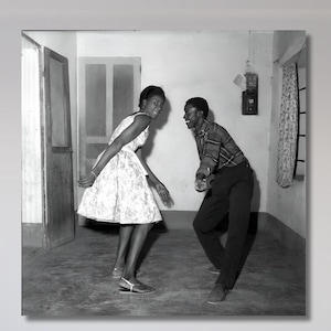 Malick Sidibe Poster Canvas, Iconic Christmas Eve Canvas Wall Art, Poster Decor For Home & Office Decoration, Poster Or Canvas Ready To Hang