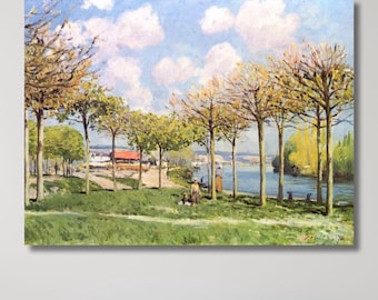 アルフレッド シスレー、ブージヴァル、フランス、1876 年、アート