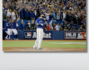 Jose Bautista Canvas Print, Toronto Blue Jays Wall Art