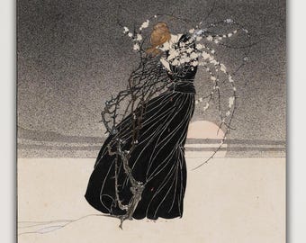 Kay Nielsen Jugendstil Leinwand, Die Geschichte Einer Mutter