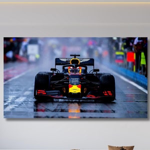 Max Verstappen Canvas Wall Art , Max Verstappen Print, Red Bull F1, Formula One Decor, Max Verstappen Poster, Formula 1 Poster, Home Decor
