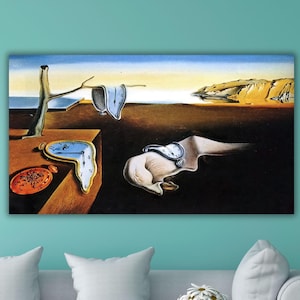 Salvador Dali The Persistence of Memory 1931 Canvas Wall Art, Fine Art Print,Modern Wall Art,Housewarming Gifts,Dali Vintage Art Print