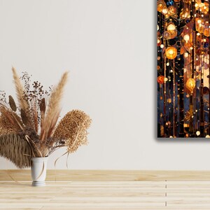 Gustav Klimt Trees and Sun Lights Poster Print, Gustav Klimt Canvas Wall Art,Modern Wall Art,Famous Canvas Wall Art,Vintage Art Print