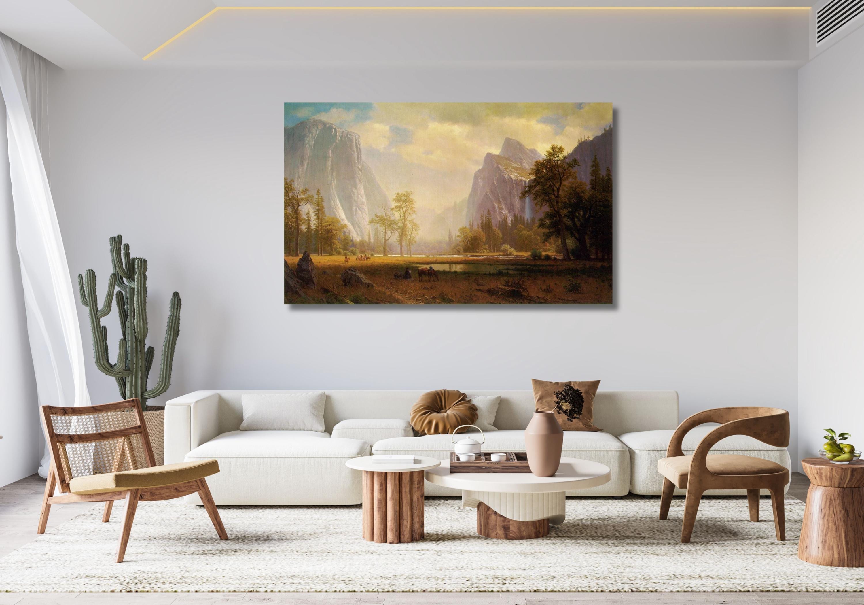 アルバート・ビアスタット：ヨセミテ渓谷を見下ろす