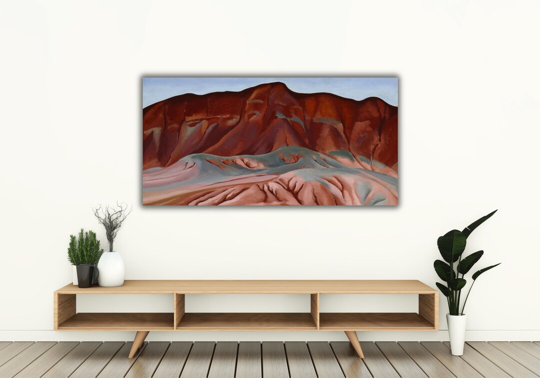 Georgia O'keeffe Mountain Canvas Wall Art Print,o'keeffe Picture ...