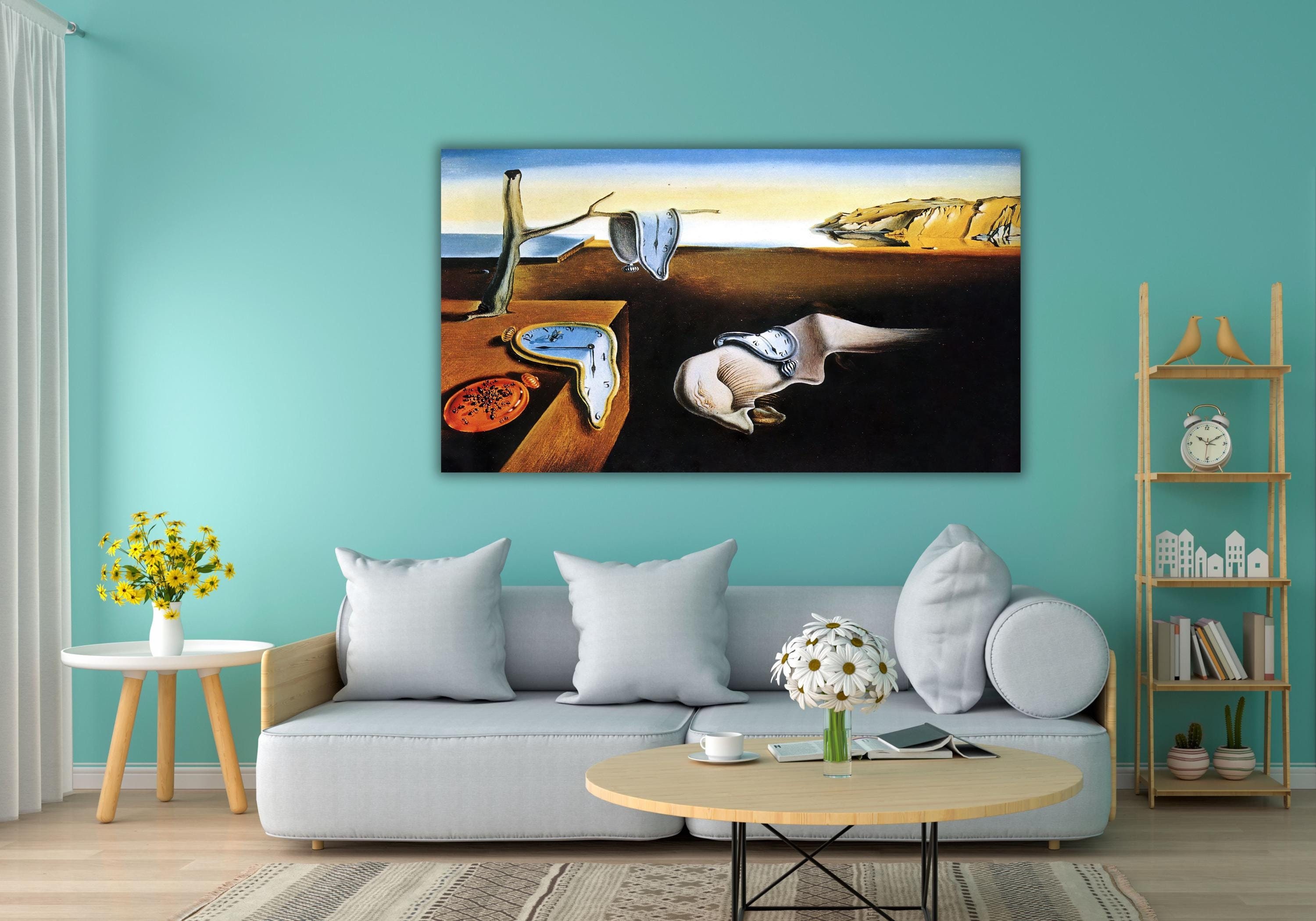 Salvador Dali, the Persistence of Memory Canvas Print, Modern Wall