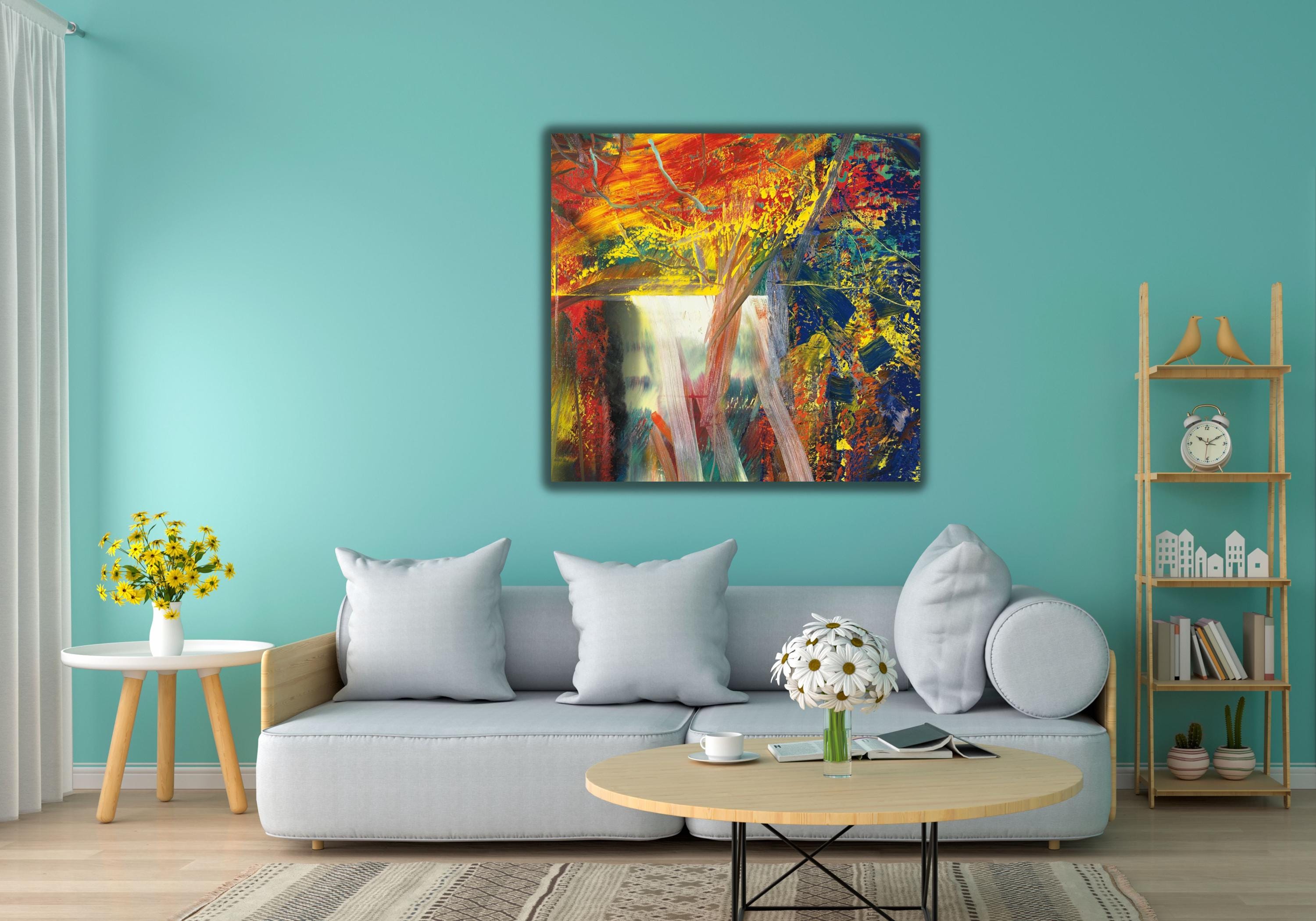 Gerhard Richter Clouds Art Poster/Canvas Wall Art Print,Gerhard Richter Artworks,Abstraktes Bild Poster,Modern Wall Art Decor, Gift For Her