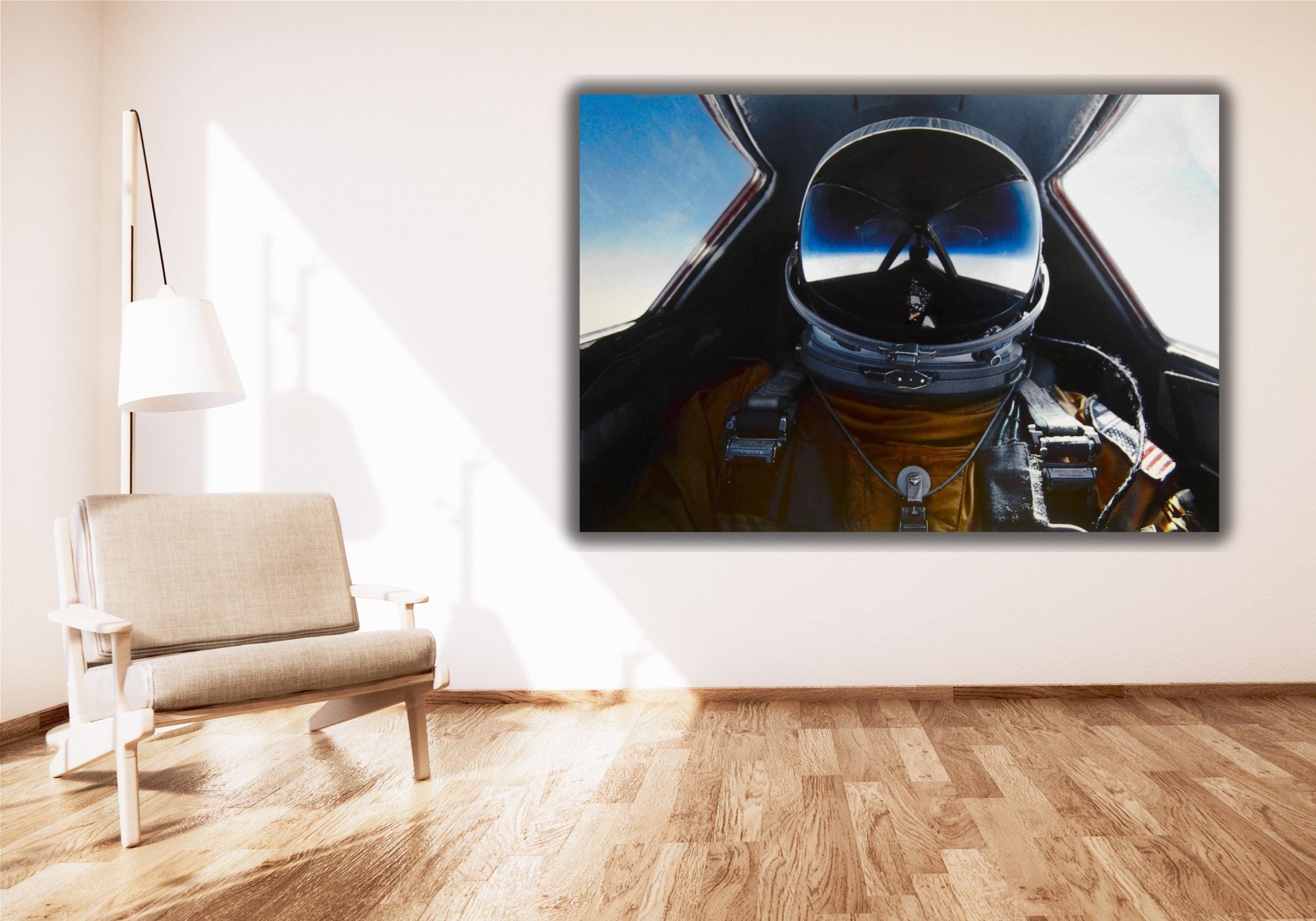 SR-71 ブラックバード キャンバス、コックピットのパイロット、航空