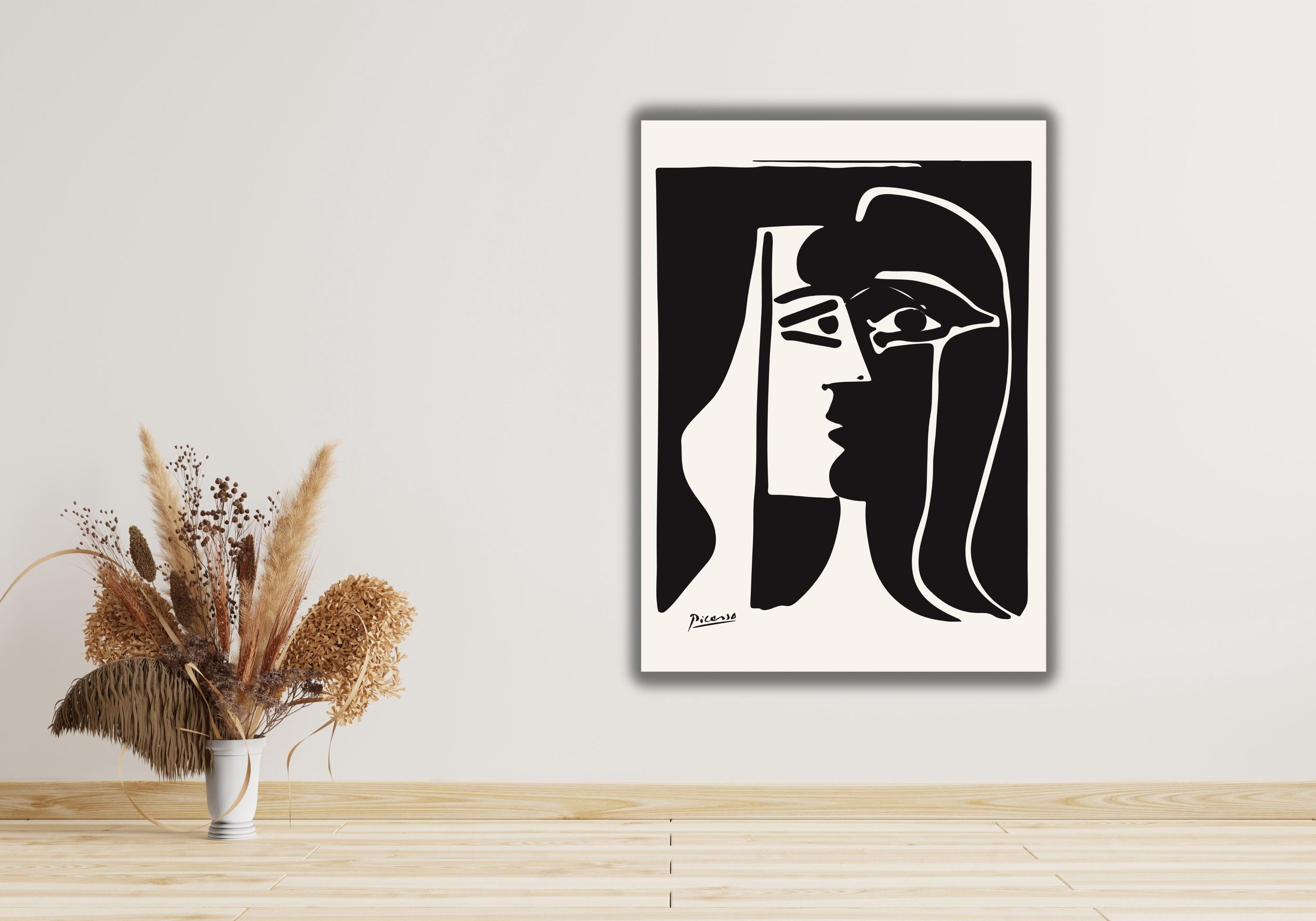 Amazon.co.jp: ピカソの有名なゲルニカキャンバス絵画インテリア複製 