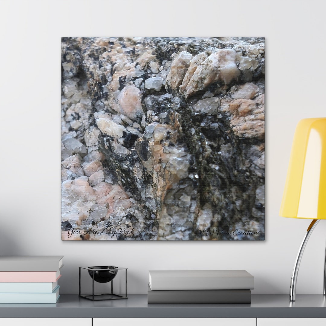 Rock Canvas Print: Close-up Nature Photography, Geology Wall Art - Etsy