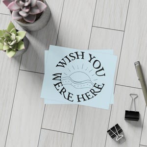 Wish You Were Here Postkarten-Bündel - Urlaubsgrüße, Reisehinweise, Freundschaftskarten, Sommerzeit-Versand, Ozean-Vibes