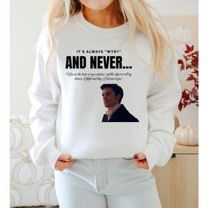 Viscount Anthony Bridgerton Fan Merch Crewneck Sweatshirt