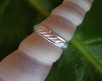 Sterling Silver Band, Silver Ring, Silver Wedding Band, Men's Wedding Band