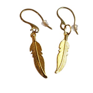 Handcrafted Feather Earrings in Gold, Silver, Bronze & Rose Gold | Lightweight Nature-Inspired Jewelry | Unique Gift  Stylish Accessories