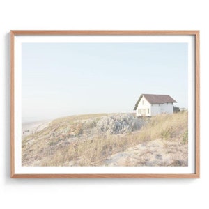 Strandhuisprint, kustprint, strandhuisfotografieprint