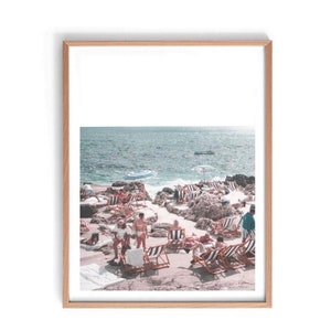 La Fontelina Beach Club Print, Amalfi Photography Print, Italy Capri, Amalfi Coast Wall Art, Italy Coastal Print, Capri Poster