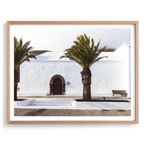 Impresión de palmeras españolas, impresión de arte de pared de árbol de palmeras, impresión de fotografía de palma, arte de pared español