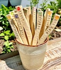 Custom Order Garden, Herb, vegetable, Stake, Curved, Marker, Tag, Label ~ plant, gardener gift
