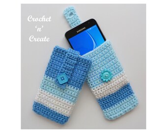 crochet mobile pouch pattern