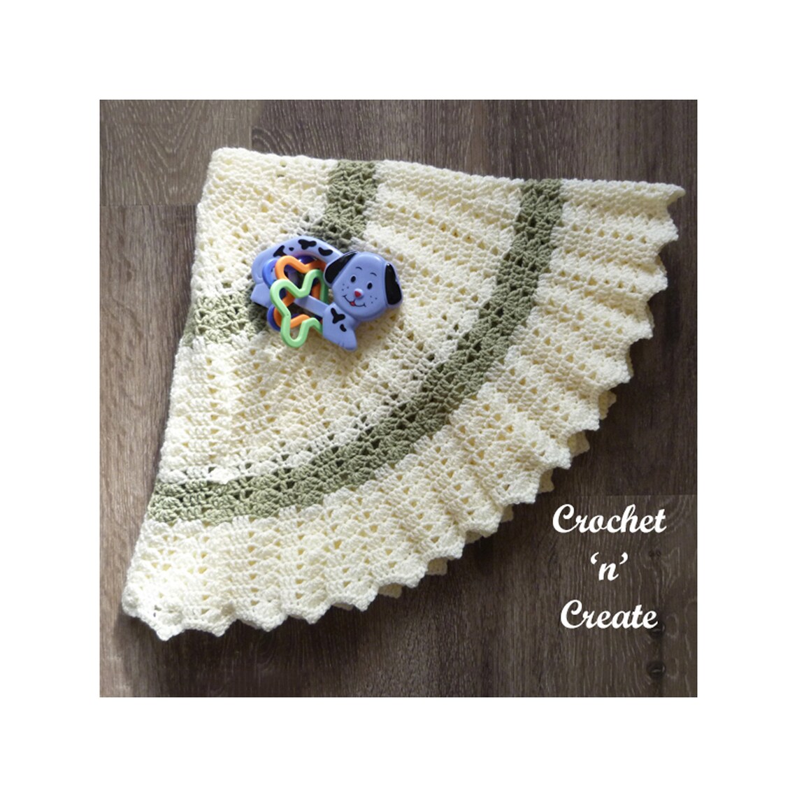 Crochet Circular Baby Blanket Pattern DOWNLOAD CNC439 Etsy