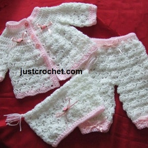 Coat, bloomers and hat Baby Crochet Pattern (DOWNLOAD) 19