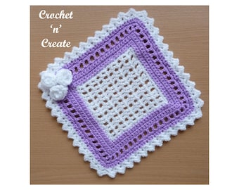 Crochet Square Lace Doily Crochet Pattern (DOWNLOAD) P183