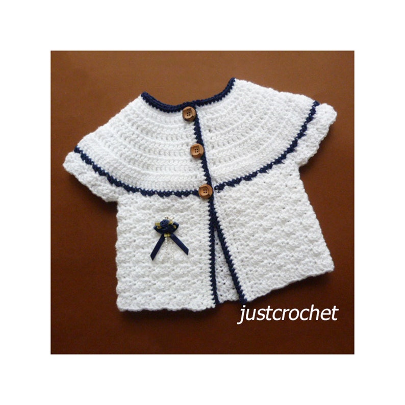 Crochet Matinee Coat Crochet Pattern DOWNLOAD FJC65 Etsy