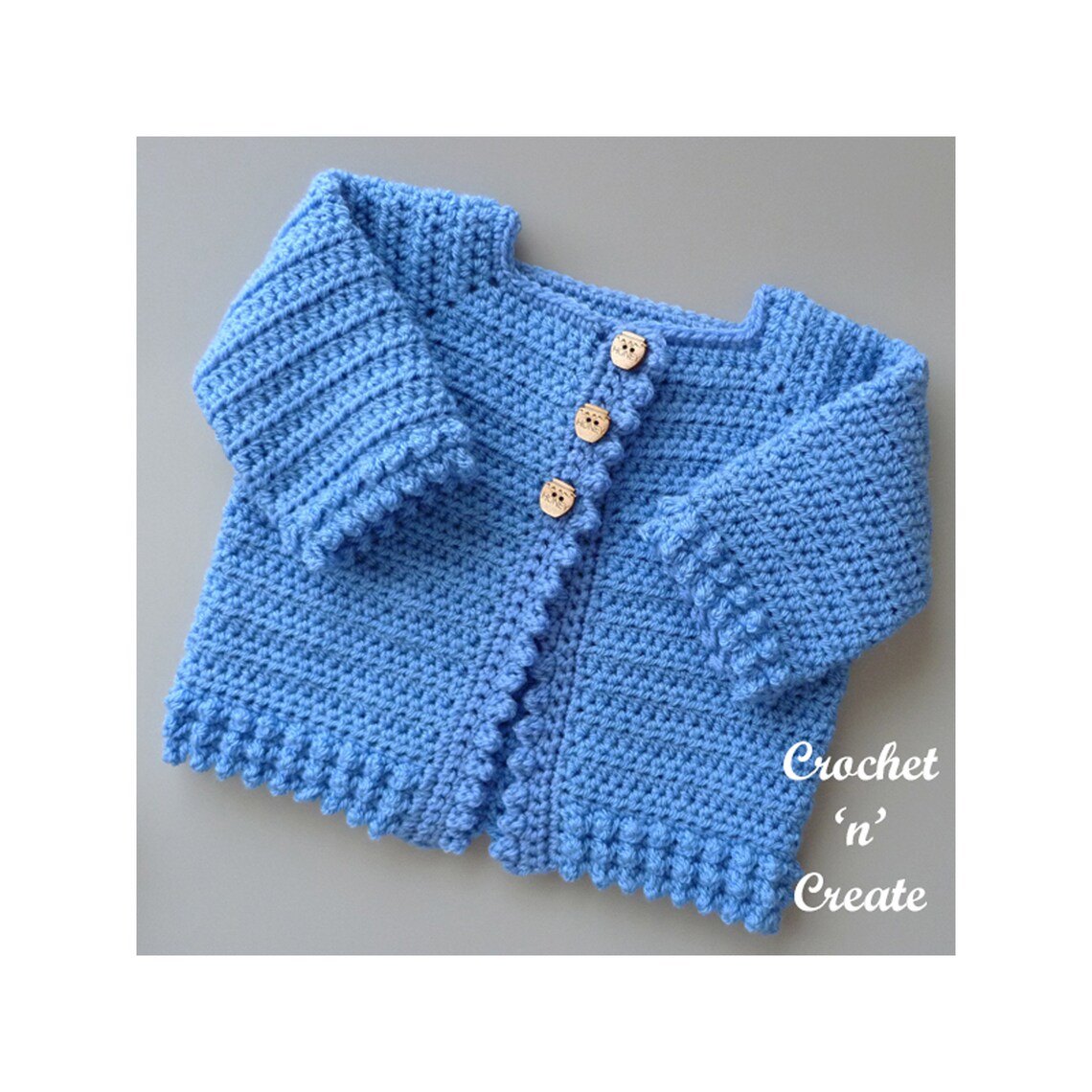 Crochet Cotswold Baby Cardigan Pattern DOWNLOAD CNC432 Etsy