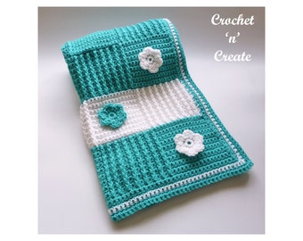 Crochet Blocks Lapghan Crochet Pattern (DOWNLOAD) CNC313