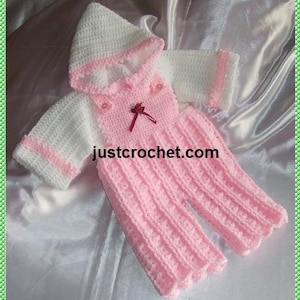 Hoodie & Dungarees Baby Crochet Pattern DOWNLOAD 11 - Etsy