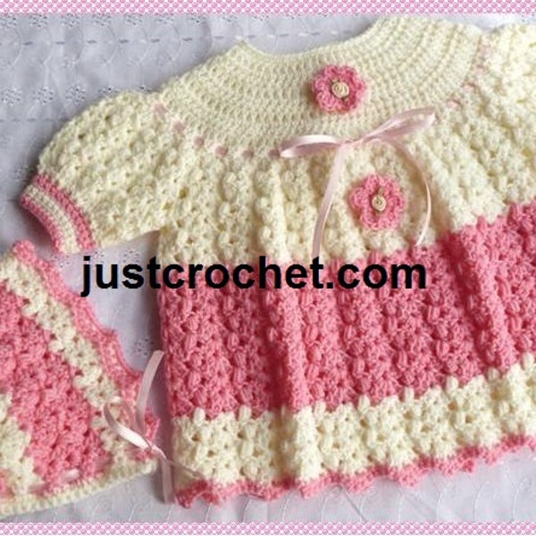 Angel Top and Bonnet Baby Crochet Pattern (DOWNLOAD) 101