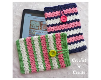 Crochet Tablet Pocket Crochet Pattern (DOWNLOAD) CNC249